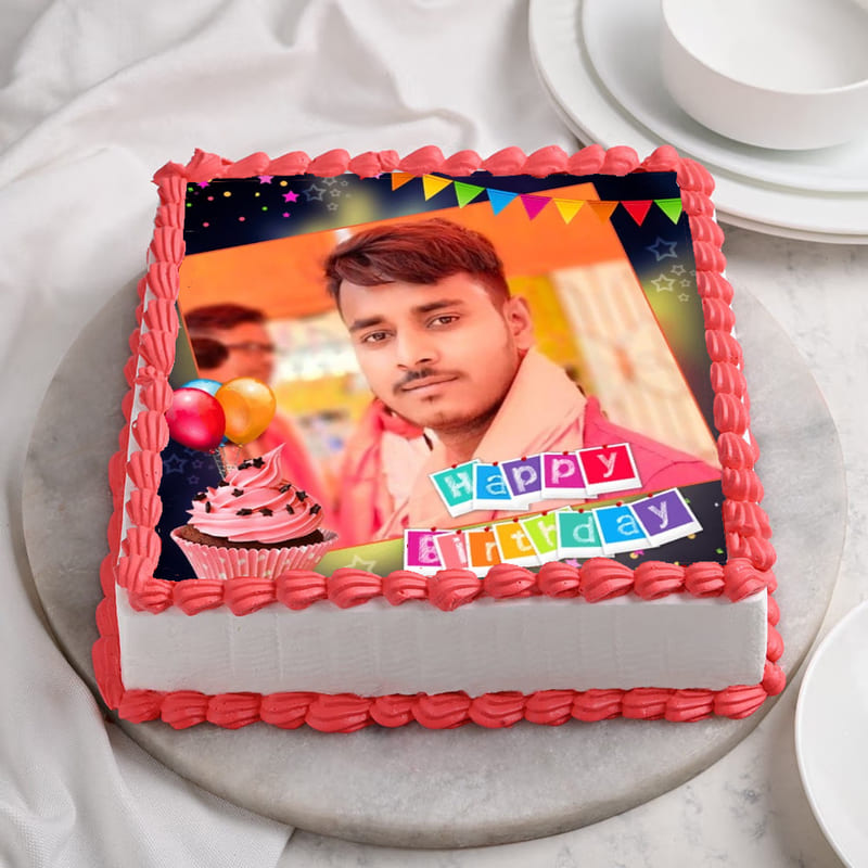 Buy Capture The Moment Birthday Photo Cake With Delivery In Noida, East ...