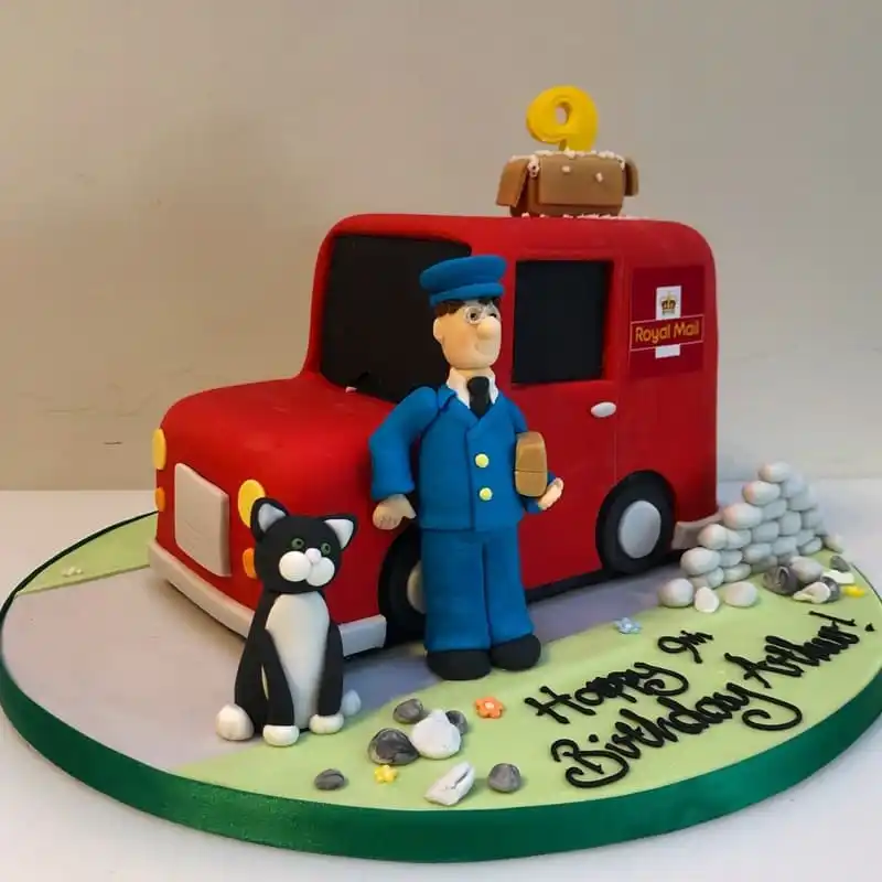 Buy Postman Pat Fondant Cake Online — Delivery In Noida, East Delhi ...