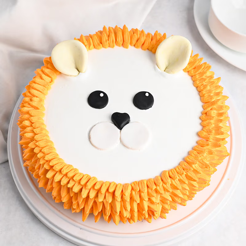 Order Delicious Lion Face Cake Half Kg Online at Best Price, Free  Delivery|IGP Cakes